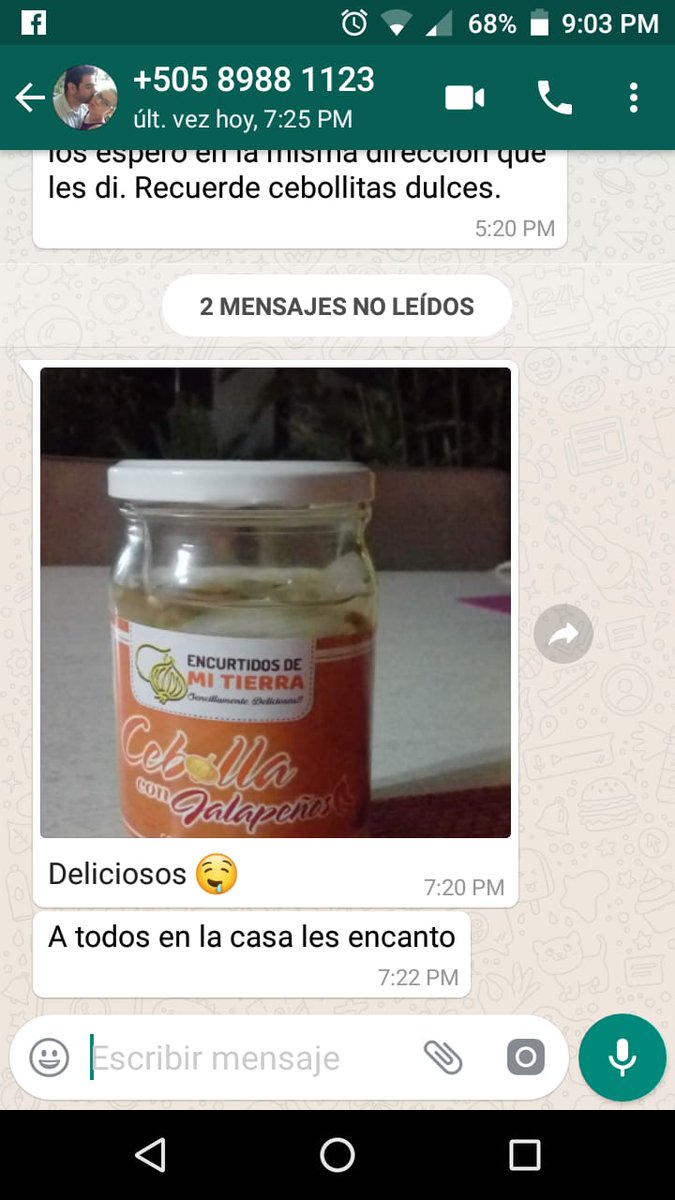 EncurtidosT's tweet photo. Gracias a todos por hacer sus pedidos!! Lo que mas nos encanta es saber que les encantan nuestros encurtidos!!😋😍😃🇳🇮
Levantamos pedidos al 8380-0849. @EvelingLambert @gonmardarana 
Gracias por apoyar a los emprendedores. https://t.co/0ZSAnwZacP