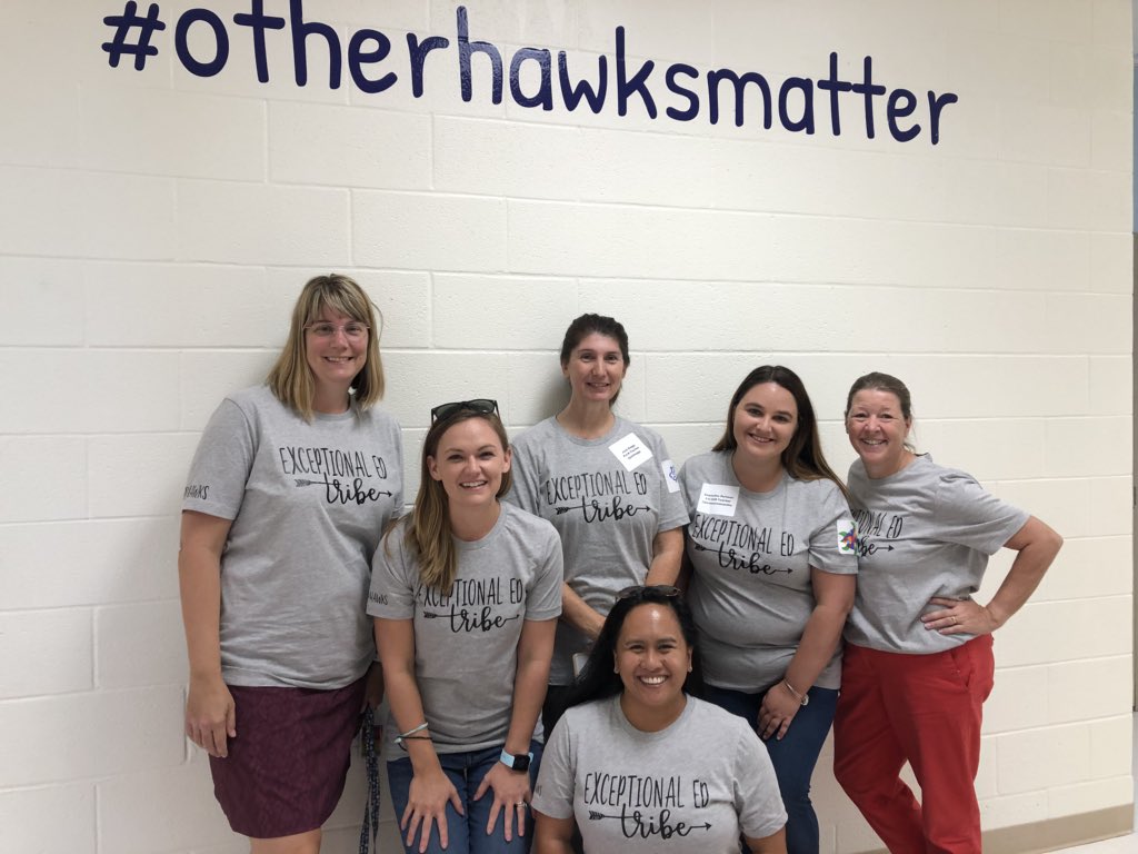 bruber_j's tweet photo. @spedhawks I am so loving our team!!!! @JuneHaggy @amberabruner @jaschwadron @laurawwills @HortonsCreekES @PerlmanSamantha #hannaholiver #togerherisbetter #exceptionaledtribe #hawksdoitdifferent #otherhawksmatter https://t.co/WixPZp8IFz