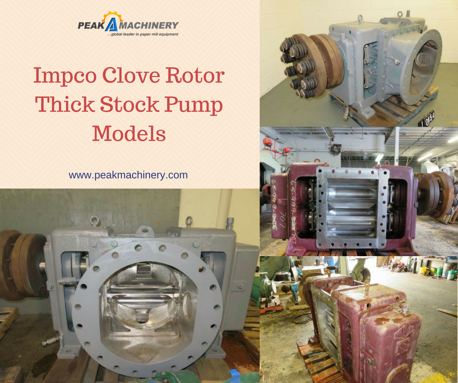 peakmachinery's tweet photo. Peak Machinery offers all types of Impco Clove Rotor Thick Stock Pump Models. https://t.co/UDMm6hSSw5
#Impco #rotorpumps #stockpump #paperindustry #pulpindustry #pumpmodels #peakmachinery https://t.co/YNE87HJIoX