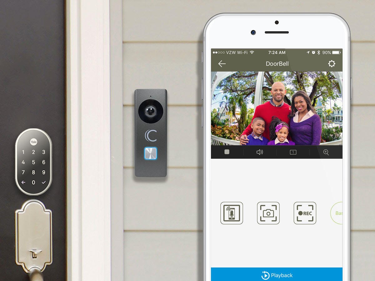 ClareControls's tweet photo. Have you heard about our Clare #videodoorbell? Come get a demo. We’re at booth 1036 at SEBC today!
#SEBC40 #homebuilder #clarecontrols https://t.co/yR78tuBli8