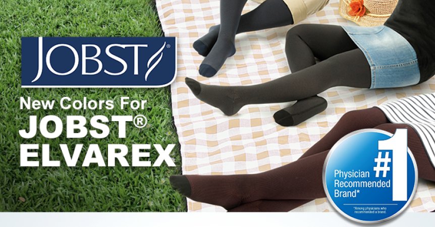 The brand you KNOW and TRUST has added 3 new colors to it's Elvarex® lower extremity portfolio: Henna, Graphite, and Denim. 

The Henna, Denim, and Graphite are knitted from two different colored yarns, creating fashionable, elegant tones that fit every occasion and any outfit!