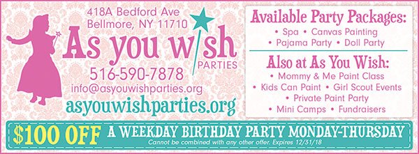 yourlocalkids's tweet photo. RSVP your child at @AsYouWishNY1 for Drop Off Mini Camps 10 to 1pm:
8/22 - 24 - Fairy Jar, Mermaid &amp; Unicorn - https://t.co/GTloAGFfRM 
8/27 - 31 - Slime Science, Narwhal, Splatter Paint, Flower Pot &amp; Spa Tea Party - https://t.co/7IwSEKAjJT
#ThingsToDoYLKS #YLKScamps #YLKSSummer https://t.co/Jmtzh6M7pn