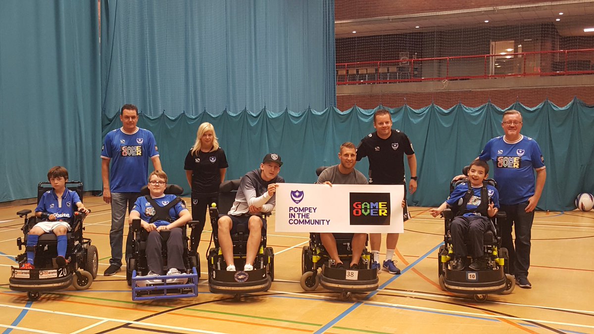 Portsmouth Fc On Twitter And Here Are A Few Snaps From Today S Visit To Pompeyitc S Powerchair Session At The Mountbatten Centre Attended By Pompey Duo Lee Brown And Ronan Curtis