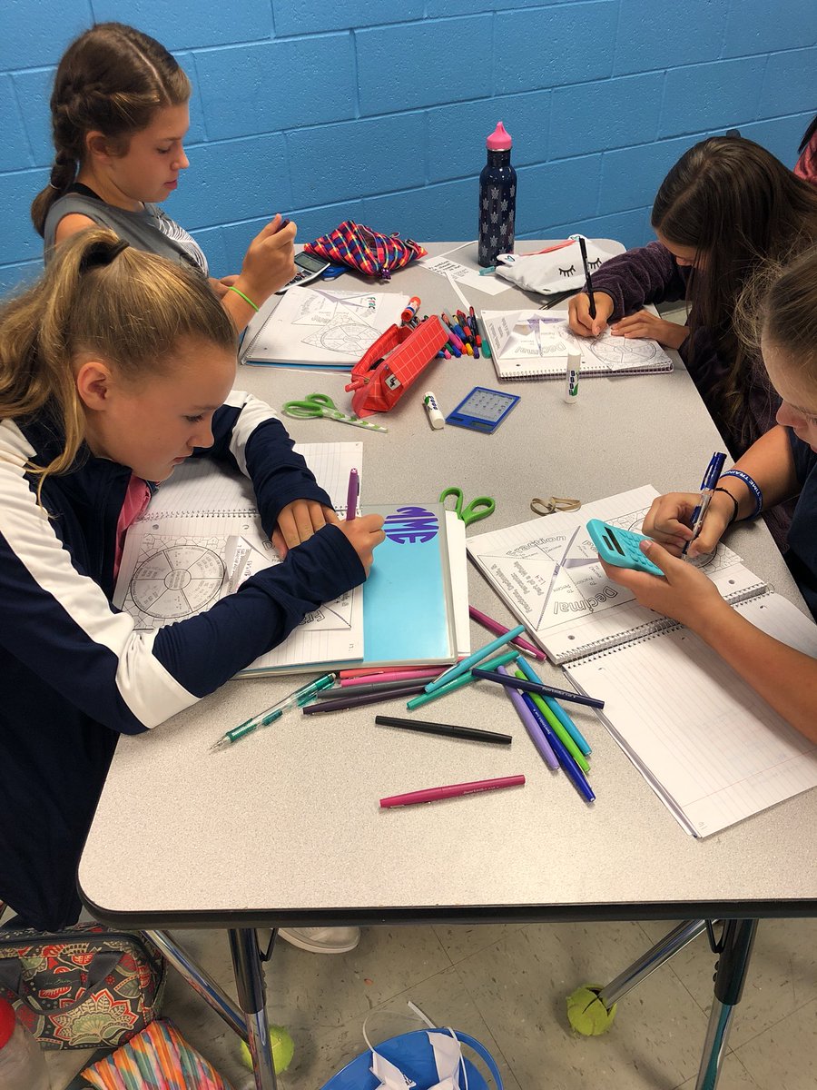 arbarker23's tweet image. Fractions, Decimals, and Percents Oh My!! 💙❤️💙 #ILoveFoldables #interactivenotebooks #LMSPATS