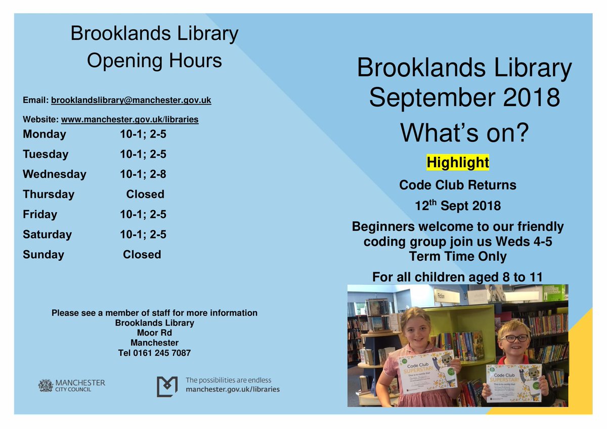 intouchwyth's tweet photo. What's the best age to start enjoying books? #BrooklandsLibrary has the answer! Baby rhyme and story time starts again 29 September.

#Wythenshawe #Northenden #ReadMCR https://t.co/esOBdAauHp
