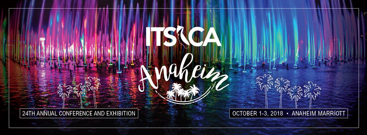 ITS_America's tweet photo. Save the date for @ITS_California's annual meeting in Anaheim on Oct. 1st -3rd. @Bhattman_ITSA will be providing the opening keynote. See you there! #THISisITS #statechapters https://t.co/W3p3oWwfyp https://t.co/5F87Ycpzx3