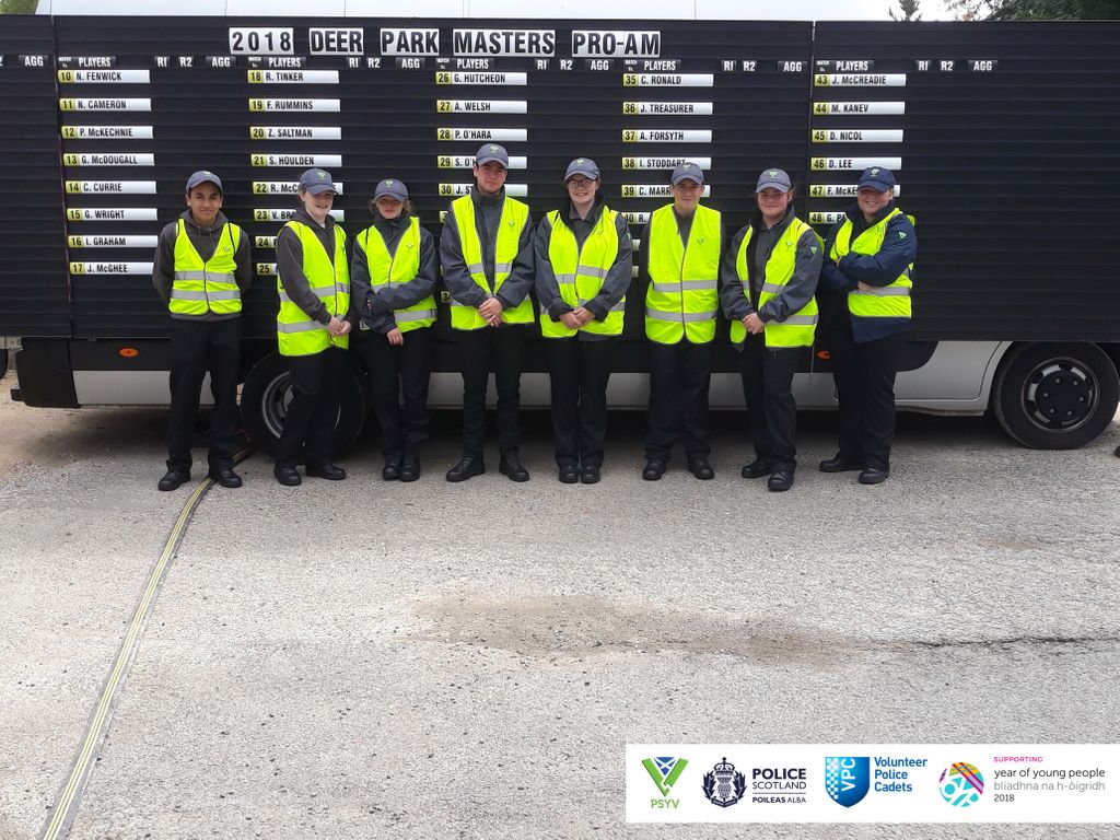 PSOSYouthVol's tweet photo. #PSYV West Lothian #volunteered at @DeerPark_Golf Masters Pro-am Golf event -1 of the premier events on the Scottish #PGA calendar with many of Scotland's top pro golfers taking part. The #volunteers were marshalling &amp; bunker raking.

@LothBordPolice @NationalVPC #YOYP2018 https://t.co/eIJWK6Hjrb