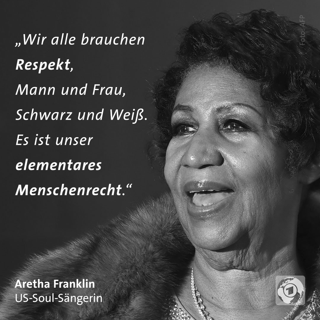 Die Soul-Legende #ArethaFranklin ist im Alter von 76 Jahren gestorben.