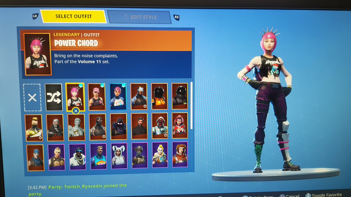 PRiiiSMAAA's tweet image. Selling/Trading FN Account with extremly Rare Power Chord Skin &amp;amp; Rock Out Emote.
Dm me if interested
@CClxssicx @XSifir