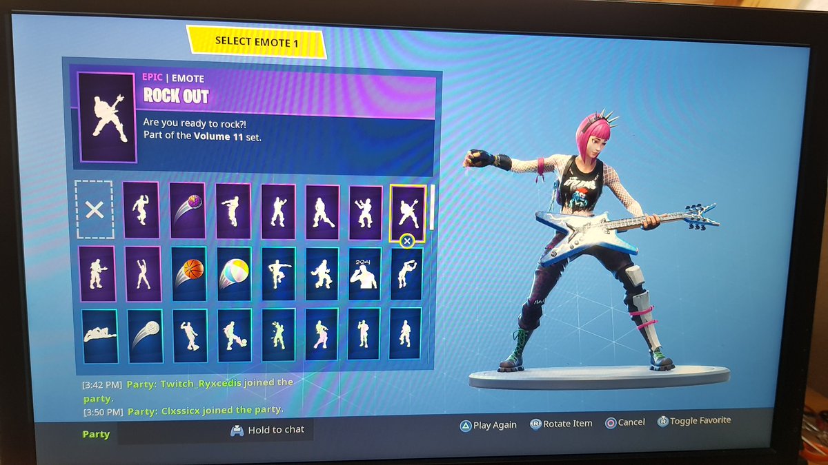 PRiiiSMAAA's tweet image. Selling/Trading FN Account with extremly Rare Power Chord Skin &amp;amp; Rock Out Emote.
Dm me if interested
@CClxssicx @XSifir