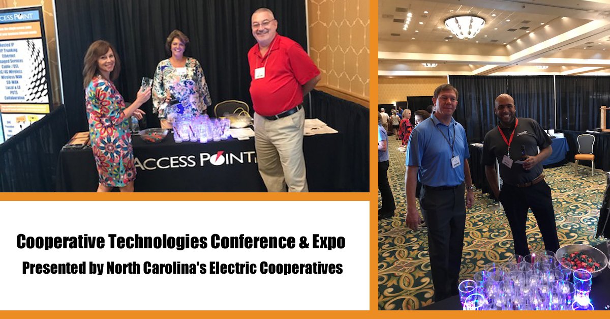 The Access Point Sales Team meeting and greeting at the Cooperative Technologies Conference &amp; Expo