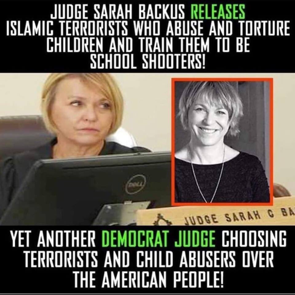 punyfist's tweet photo. #judgesarahbackus #muslimextremist #CNNi
#susanamartinez #DrainTheDeepState #DrainTheSwamp https://t.co/xGcu1kUMzc