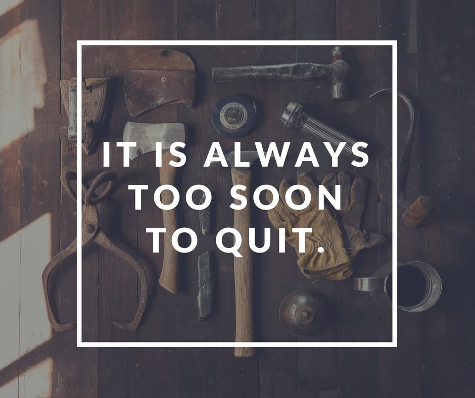 Don't give up. Keep moving forward. Wall-builders cannot do it alone. (Nehemiah 2:16-18) #WhatAreYouWaitingFor #SouthsideChurch