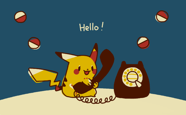 pikachu no humans pokemon (creature) poke ball poke ball (basic) open mouth smile sitting  illustration images