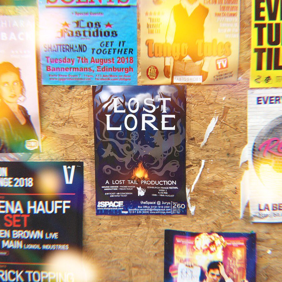 Esmeralda_VVD's tweet photo. My @losttailtheatre poster design is up and around in Edinburgh! @edfringe #IntoTheUnknown @theSpaceUK 

https://t.co/TV6gOQjKyK https://t.co/31NoGOvfh1