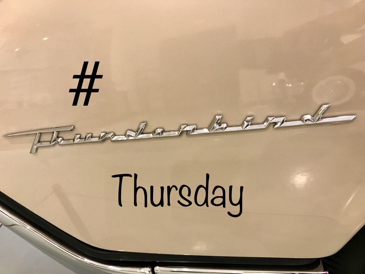 It’s #ThunderbirdThursday new to the gallery this week is this 1962 Thunderbird Convertible!   A beige bird found after 43 years in storage and restored.  It’s a beauty so be sure to come and check it out before October 14th. #itc