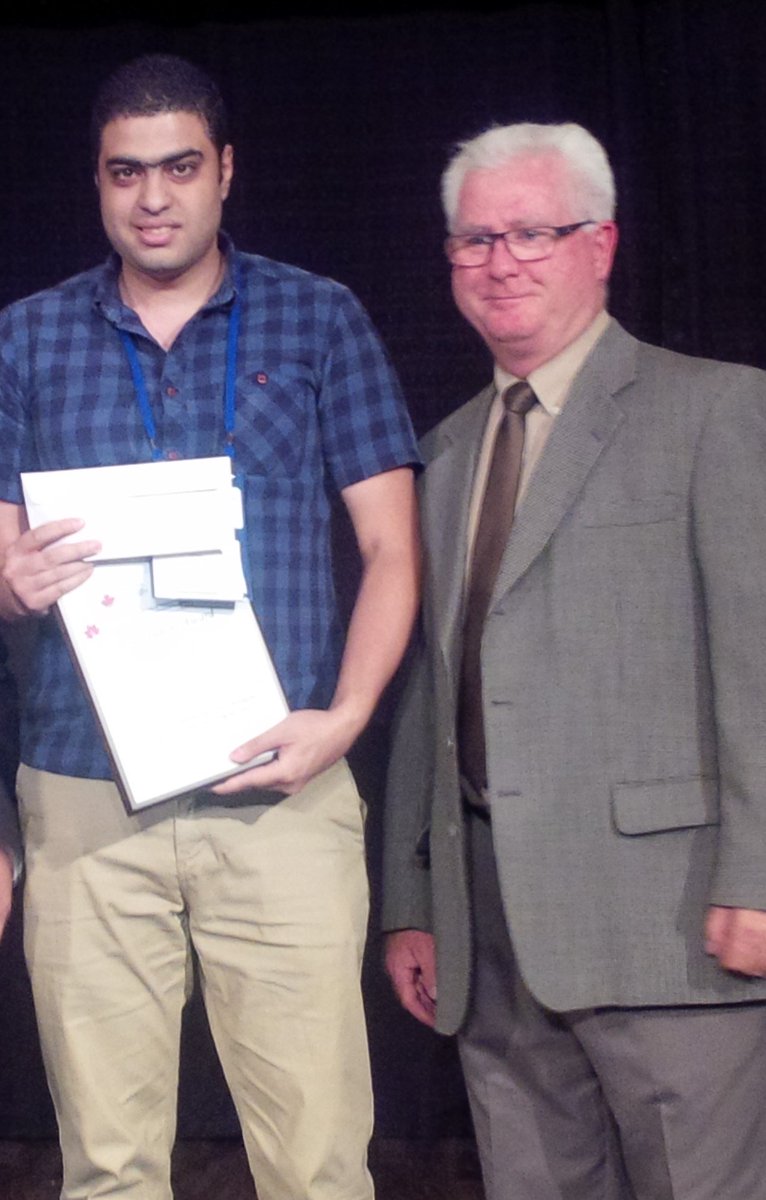 CWRA_Flows's tweet photo. Congrats to Ahmed Abdelkadar of @usask_water for being awarded the #ICID2018 International Conference Gold Student Award for his PhD research on dynamic modelling on #water, #food, and trade - A Case Study in Egypt. https://t.co/KkaHo8udkZ
