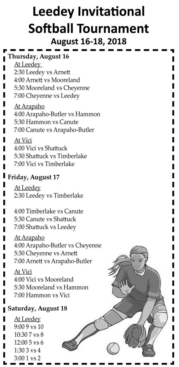 ViciVisionTV's tweet photo. Leedey Baseball &amp; Softball Tournaments Start Today – Vici Will Co-Host https://t.co/0Q1knltLfX https://t.co/WwF2yKZTZp
