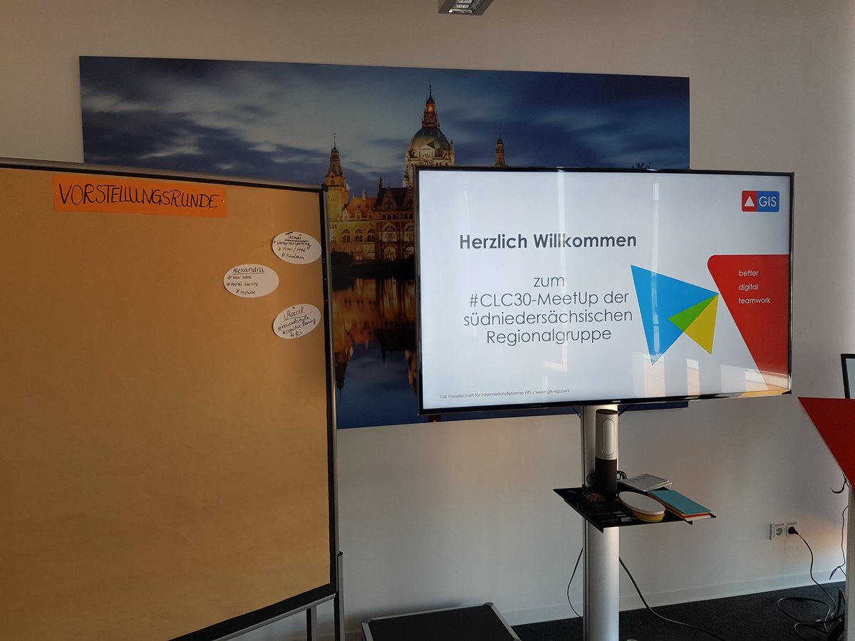 maki_amw's tweet photo. Gleich gehts los! 3. Corporate Learning-Regionaltreffen #clc30 mit Networking and Mini-Barcamp - freue mich auf den Austausch mit #krasseherde #soclearn #cognitivelearning #newworkstyle https://t.co/W0TLHzw2k9