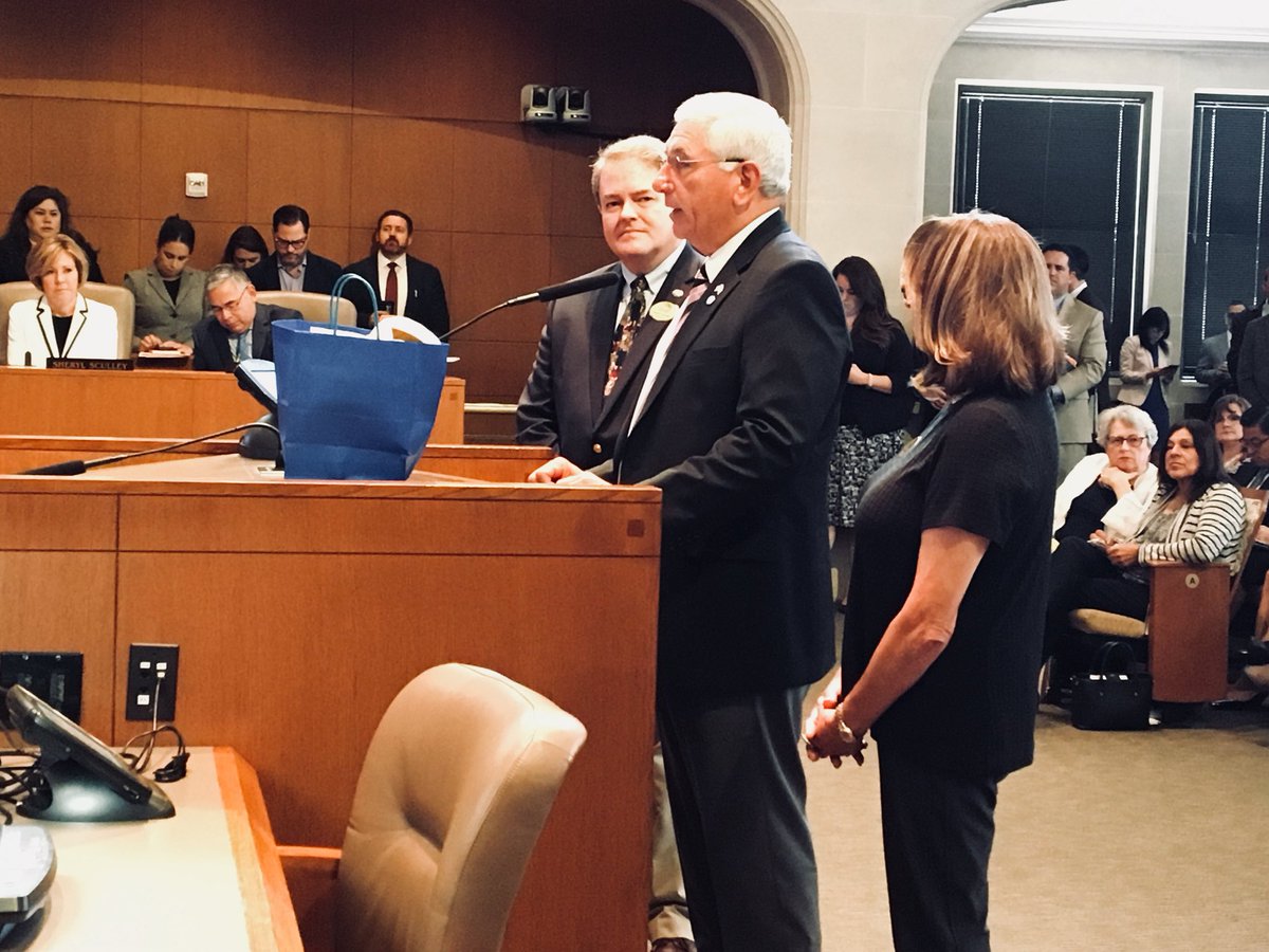 Mayor Patrick “Pat” Rios on behalf of the City of Rockport showed his appreciation to CPS Energy and fellow city organizations who offered support after the devastation of Harvey at City Hall this morning. <a href="/CharmofTxCoast/">Rockport-Fulton, TX</a>