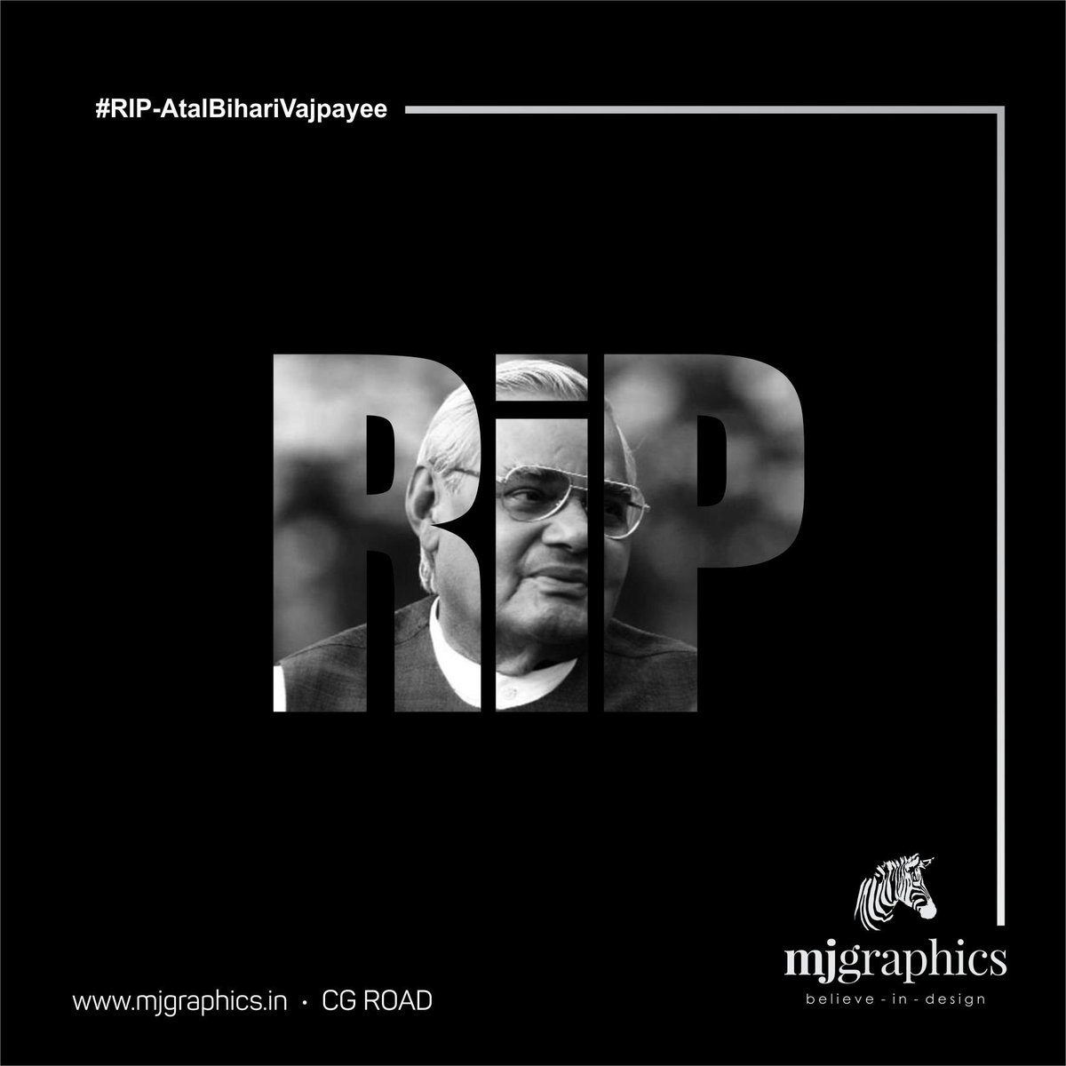 mjgraphics_5's tweet photo. #RIPAtalBihariVaajpayee https://t.co/zhy8lQ076u