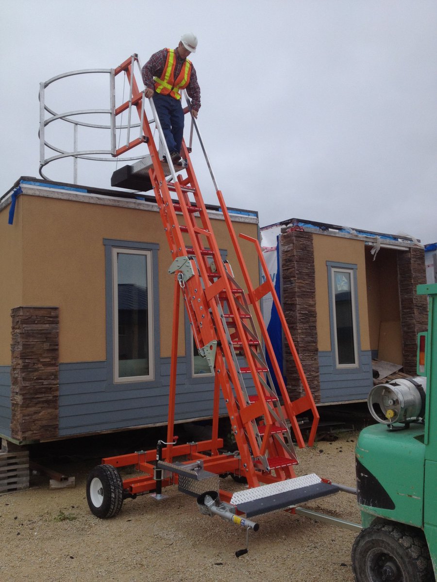 tuffbuiltsafety's tweet image. Tuff Built's Mobile Access Stair System (M.A.S.S.) offers a wide variety of optional railing, cages, and anchor structures to provide ground-up fall protection from your elevated work activities. 

Check out Catalogue 9 on our website for drawings and more information