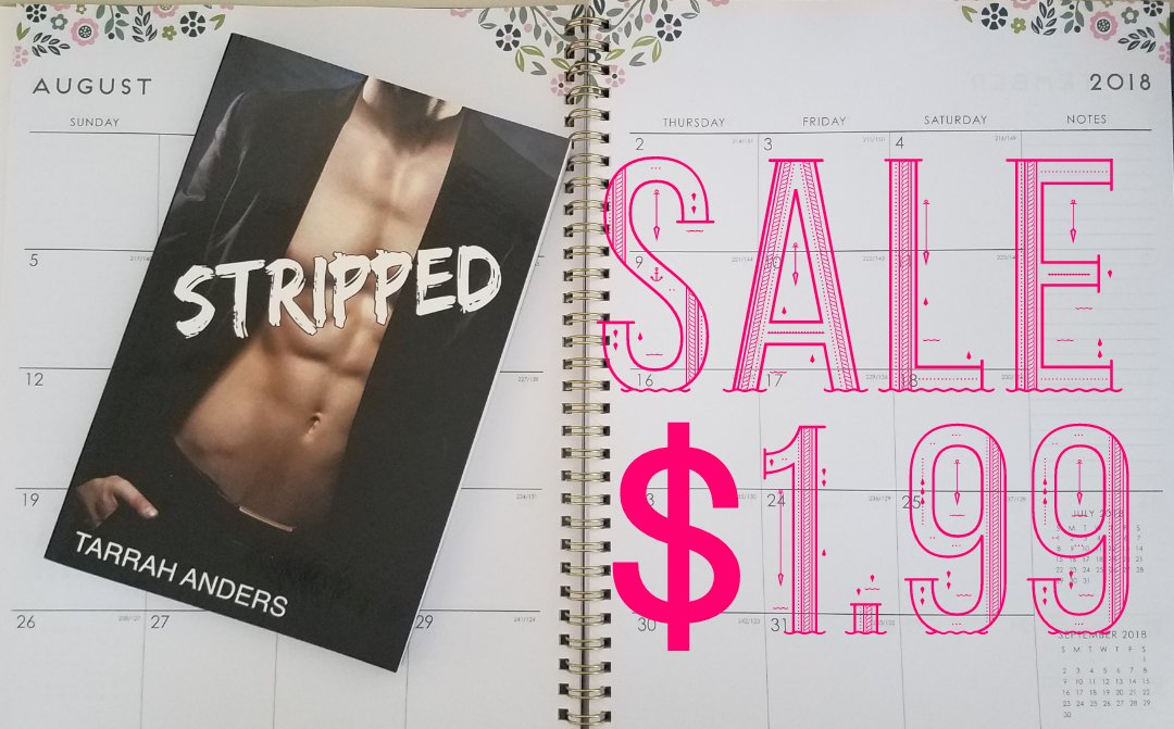 Do you want a short and sexy book to make you want to go to the next showing of Magic Mike or Thunder Down Under? Look no further. STRIPPED is currently on sale for $1.99
Add to your #Goodreads #TBR list today: bit.ly/STRIPPEDTA
BUY NOW: hyperurl.co/TarrahStripped