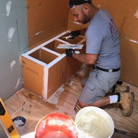 Check out some of these BEFORE &amp; AFTER shots. Complete bathroom #Remodel ... like what you see? Give us a call TODAY! This here, is one of our lead project managers ... we aim to PLEASE. YOU #ENVISION it, WE #CREATE it!! Make sure to #Follow !… dlvr.it/Qg5ZFL