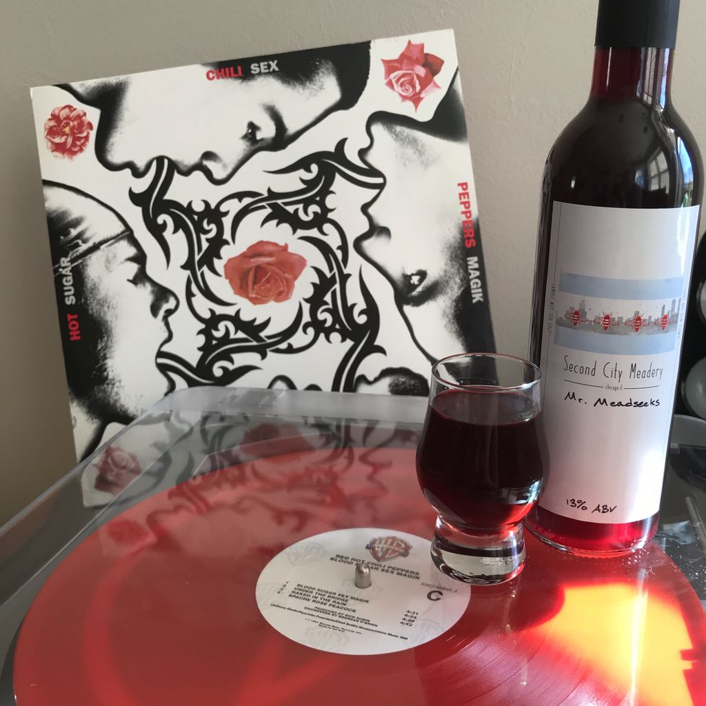 SecondCityMead's tweet photo. Had to pull out this record shot to let you all know to check out the new episode of Don’t Drink Beer’s podcast Malt Couture, where they taste a few meads we sent them! https://t.co/4Cc4jRKsDu