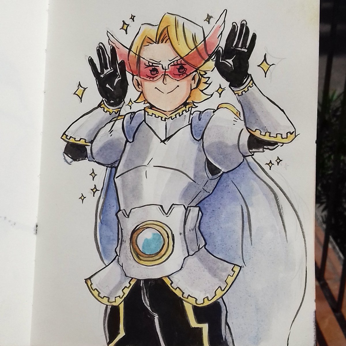 I didn't understand a thing about him from last episode but now a have a strong urge to love and support sparkle boy ✨ #yugaaoyama #bnha #jojopose