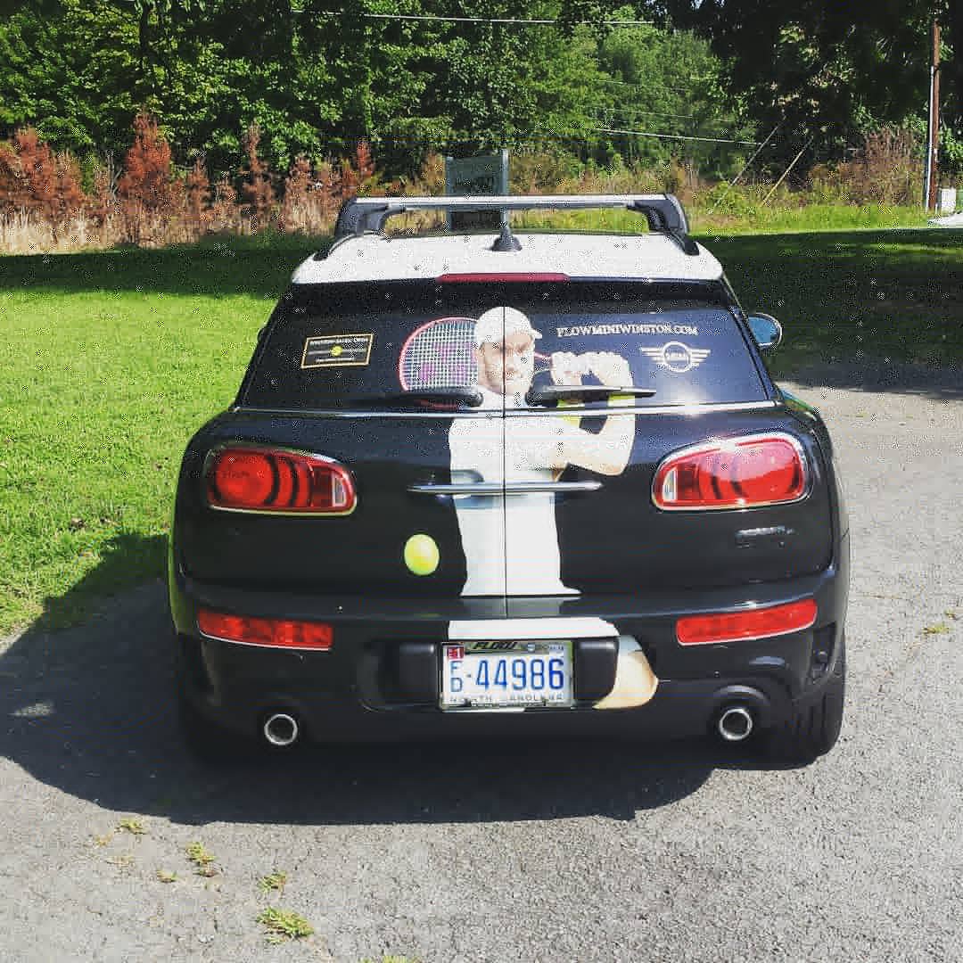 Image360WSSW's tweet photo. We are proud to present this Mini Cooper Clubman for the upcoming @WSOpen the vehicle was provided by @FlowMiniws and @Flowmotorsws, and we were proud to be the ones to wrap this vehicle.  It will be parked at the upcoming event so make sure to check it out!  #wsnc #minicooper https://t.co/5bOjoT3Yhr