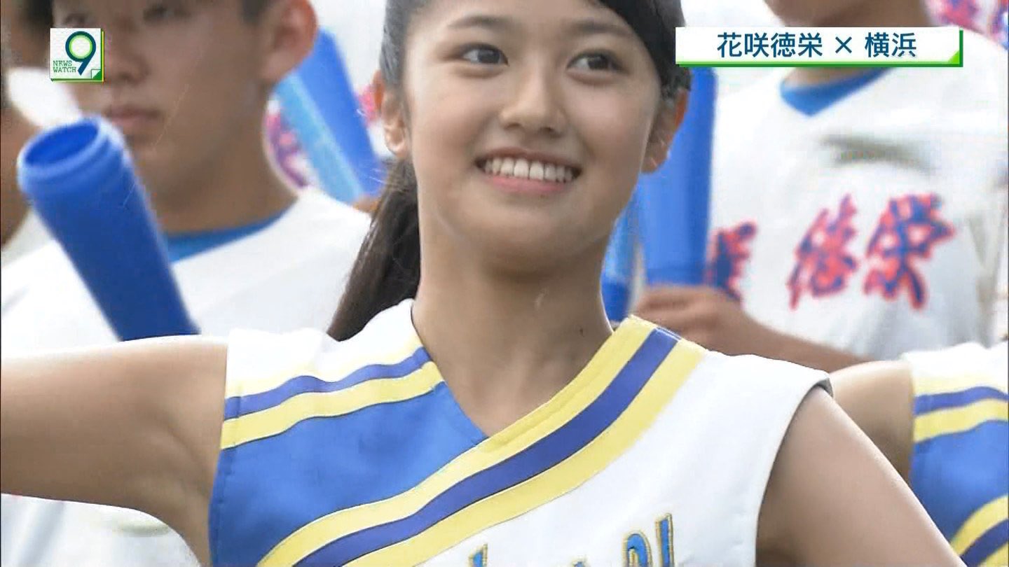 甲子園 チアガール　腋 