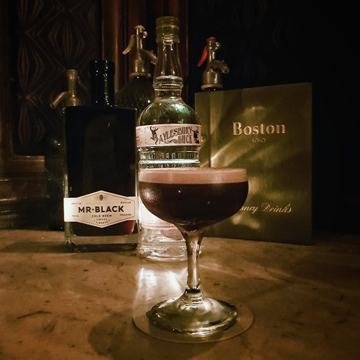 Boston are proud to take part in this years #EspressoMartiniFest with our much loved classic serves and something just a little bit special for pass holders! Get your tickets from drinkup.london/espressomartin… <a href="/MrBlackSpirits/">MR BLACK</a> @DrinkUpLDN