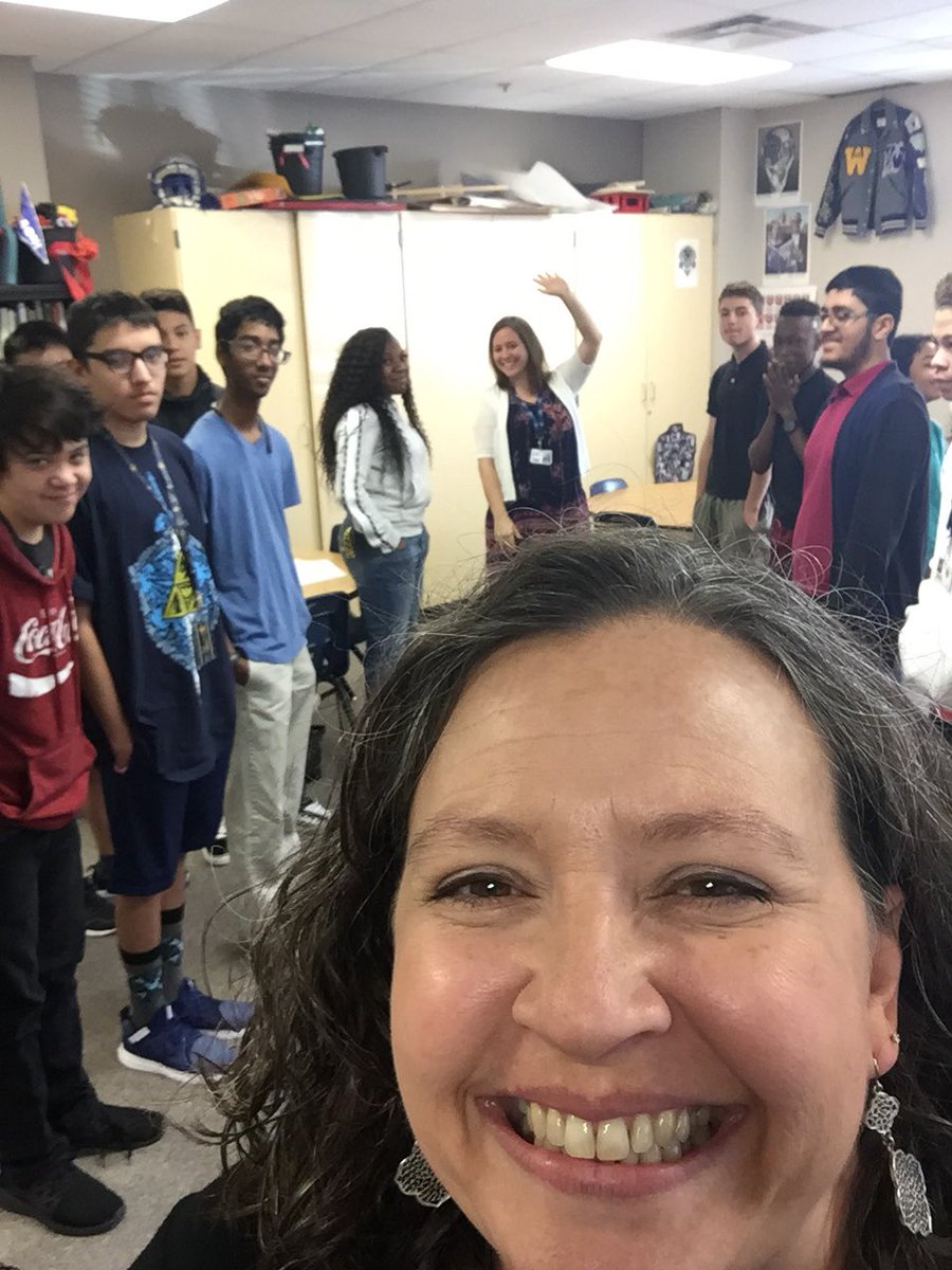 mrs_friend's tweet image. We played Step to the Line If... today in #friendeng2 and learned so much about ourselves and each other! Pictured: the avid readers in both classes! Ms. Alattry (student teacher) rocked this activity! #developingrelationships #makingconnections #todayathhs