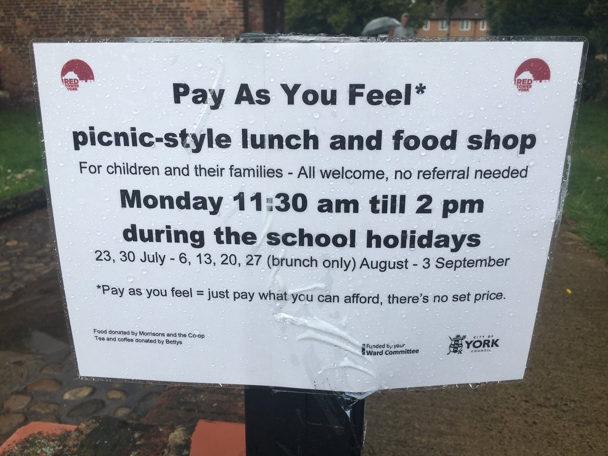 joncowap's tweet photo. Lunch clubs around #York are helping to make sure children from less well off homes don’t go hungry during the school holidays. 10am Friday @BBCYork @RedTowerYork1 @chillcomcafe @chillcafeyork https://t.co/7mOBa6pwSt