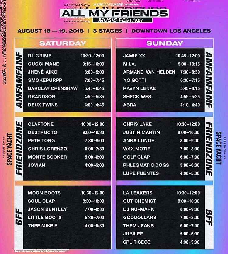DTLA Saturday <a href="/AMFAMFAMF/">Tell Your Friends</a> gonna be cute! Main stage 4pm leggggo 😝