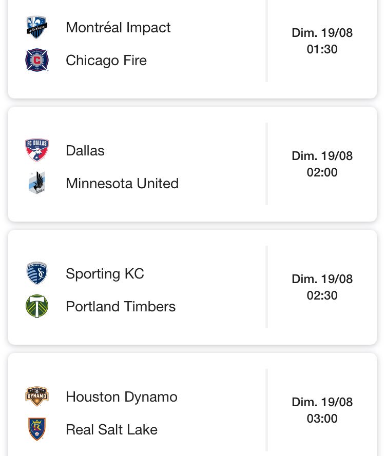 XDashboardhelp's tweet photo. Juste avant la semaine des rivalités, 11 matchs se jouent ce week-end ! @FrenchSounders recevra @la_lagalaxyfr en ouverture. @CrewColombus se déplace à @AtlantaUtd_FR dimanche et sera le 2ème match à heure 🇫🇷 ! Après @UnitedDC_France en forme, @LAFCFrance clôturera le week-end. https://t.co/oIlUlmfAiF