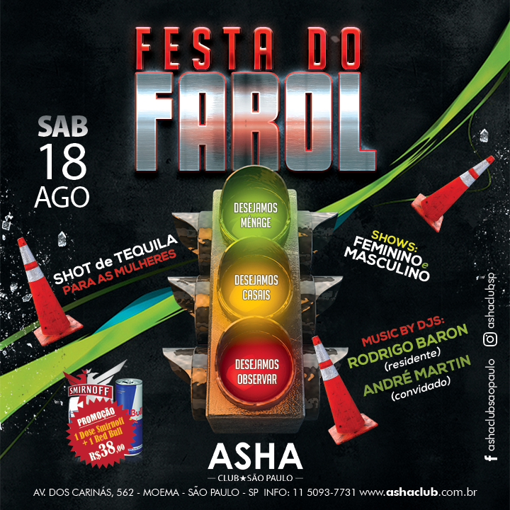 ashaclubsp's tweet photo. Vem repetir 😈...
Sábado teremos uma FESTA DO FAROL🚦 você já conhece? 
Cada cliente receberá uma pulseira e poderão escolher uma cor de acordo com o que ela significa dentro da casa.

VERDE: Desejamos ménage
AMARELO: Desejamos casais
VERMELHO: Desejamos observar https://t.co/DXLcBhhMdD