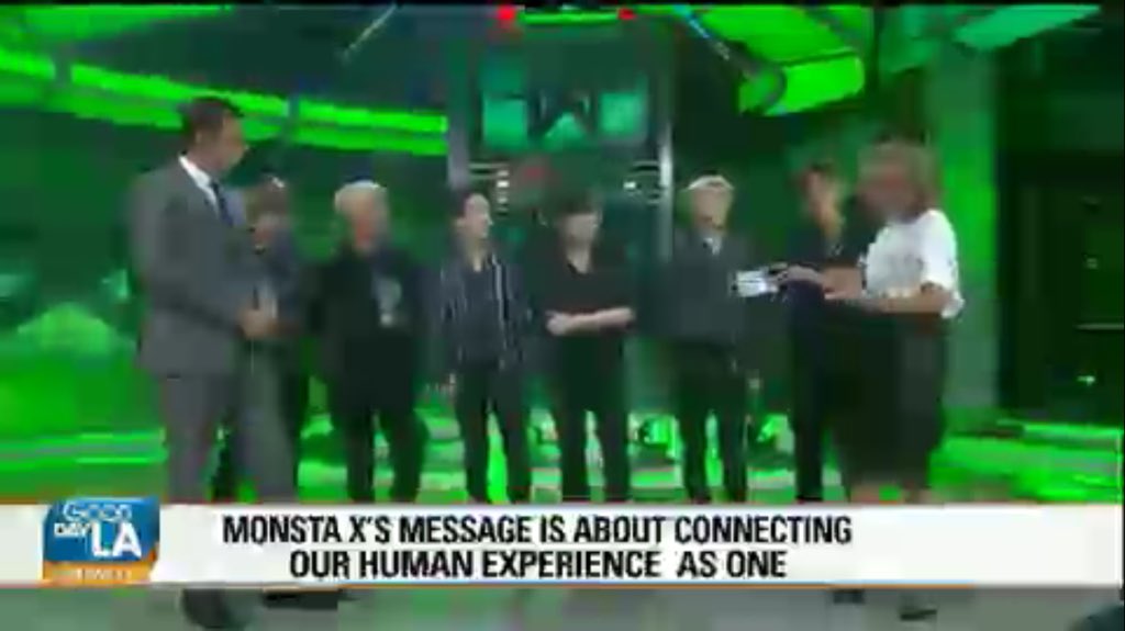 Maybe one of the most obvious parts:Monsta X are talking about how we, as fans who support them, are able to comfort them.Even if we're not right in front of them, they can feel the love.They connect Monbebe all around the world, regardless of race, gender or sexuality.