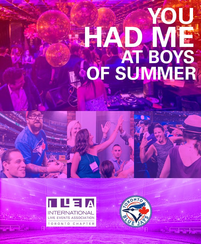 ILEAToronto's tweet photo. #toronto #eventprofs  We're getting together for a little night out and cheering on @BlueJays on Aug. 21.  We want you there! Get your tickets today!  https://t.co/W333Ma8BJH https://t.co/gP4ITFH66t