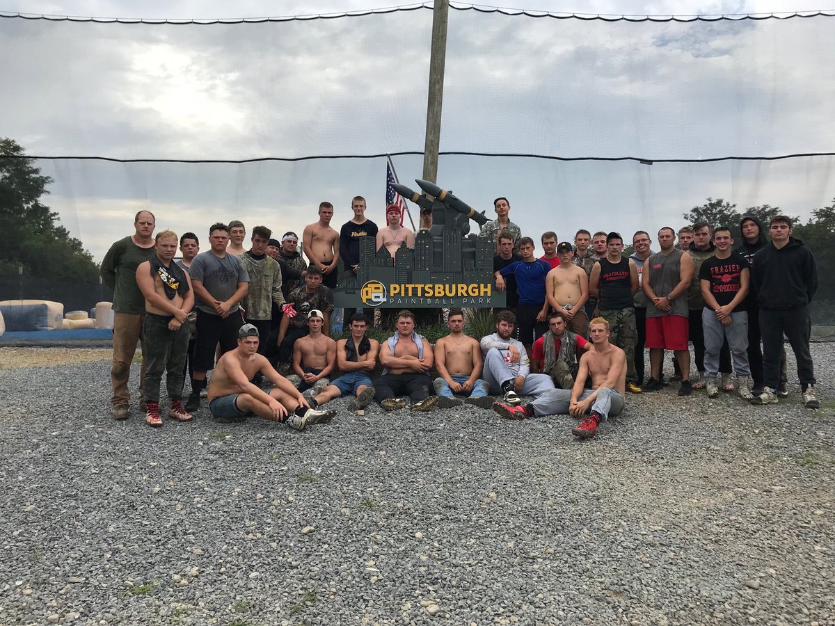 Frazier Football (@frazierfootball) on Twitter photo Thank you and much appreciation to <a href="/PittsburghPBP/">Pittsburgh Paintball</a> for another awesome #teambuilding session👏💪👊 #getsbettereveryyear #tradition #FrazierPride #GoDores Thank you and much appreciation to <a href="/PittsburghPBP/">Pittsburgh Paintball</a> for another awesome #teambuilding session👏💪👊 #getsbettereveryyear #tradition #FrazierPride #GoDores