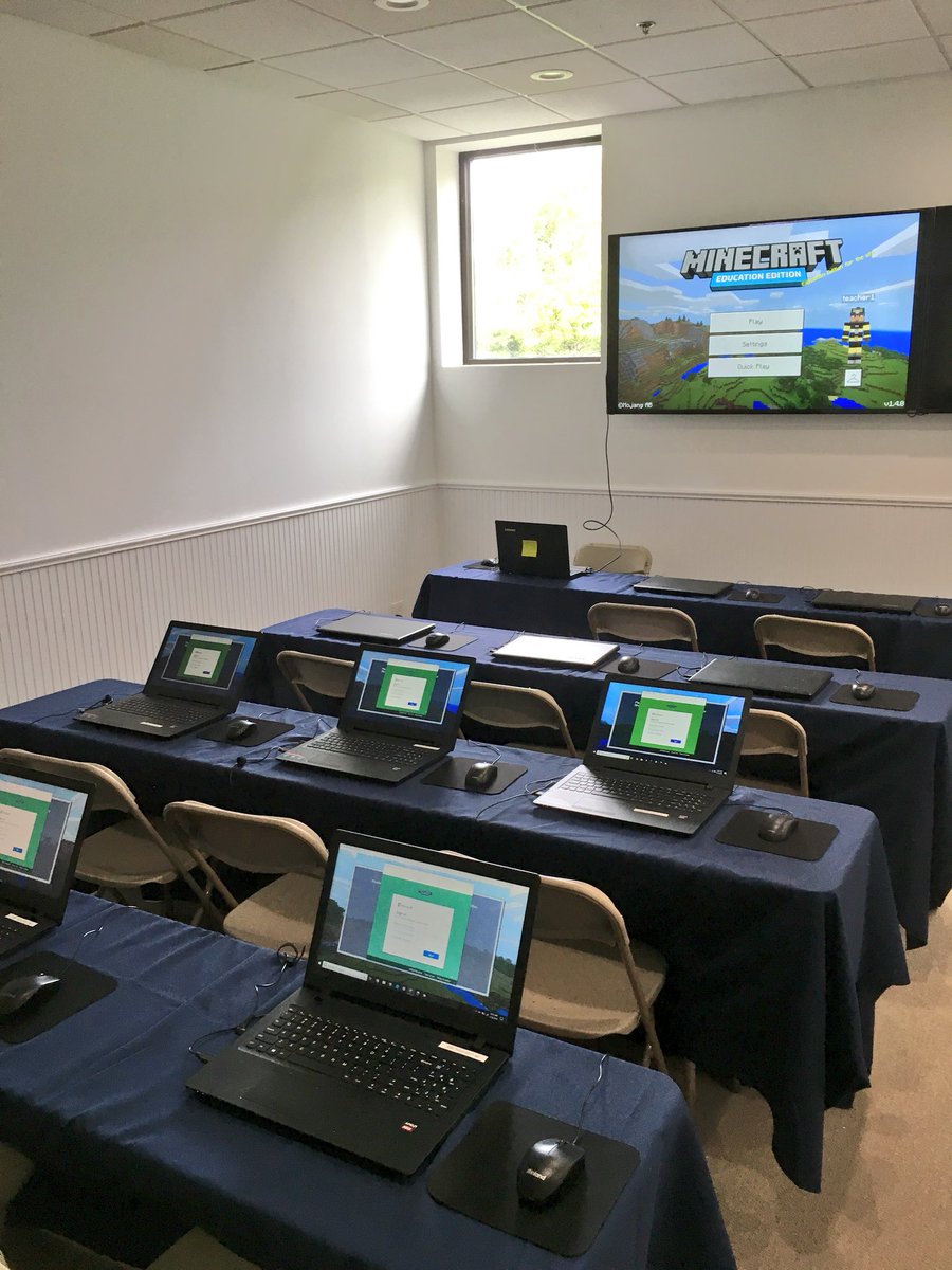 GabrielleSylk's tweet photo. Ready to rock and roll @esfcamps for tech encore weeks! #minecraftedu #minecraftPE #learntocode #buildsomethingdifferent @bsdacademyusa https://t.co/dBRNvPyVHX