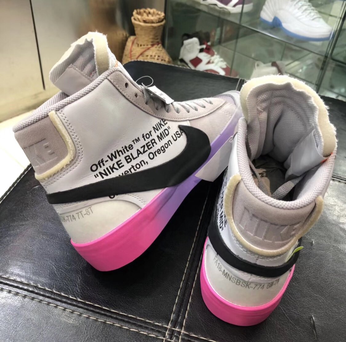 retail blazer off white