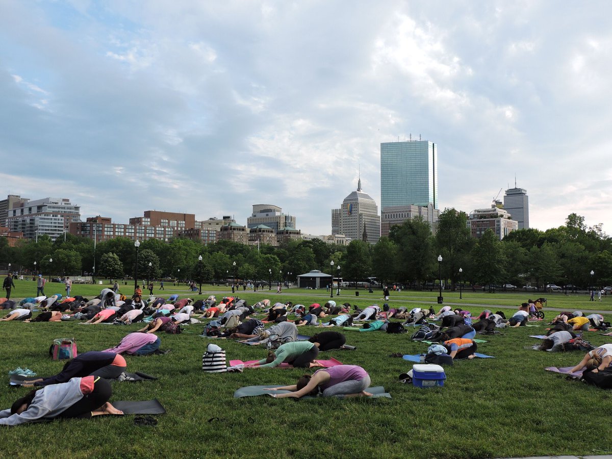 FrogPondBoston's tweet photo. Translation of Namaste -  “my soul respects your soul.” Learn more at Free Summer   Yoga tonight @ 6:00pm! #fitboston #BeTheFrogi #bostonmoves  @BostonParksDept @HealthyBoston https://t.co/VvW9vPFtOq https://t.co/U6mOOZ5iQX