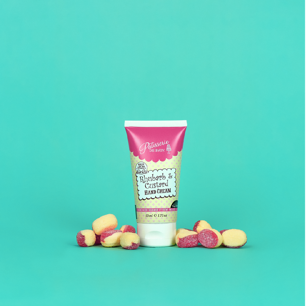 This little guy smells incredible. #rhubarbandcustard #makelifesweet