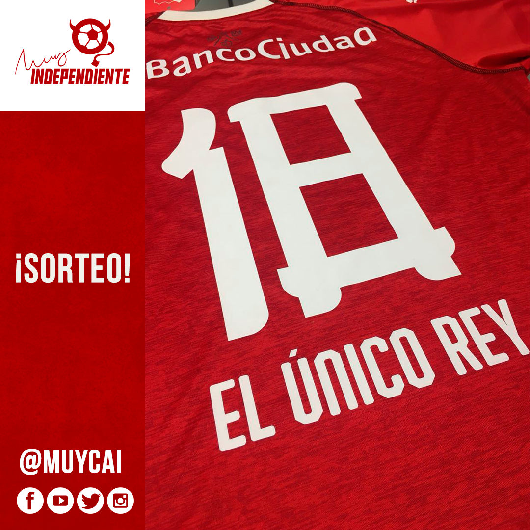 MuyCAI's tweet photo. [SORTEO]

¡Participá por la nueva camiseta de #Independiente! 👑🏆

- Seguinos
- RT esta publicación
- Mencioná a tres amigos 

El ganador se anuncia el próximo jueves en #MuyCAIRadio 👹 https://t.co/KtzNy8gayC