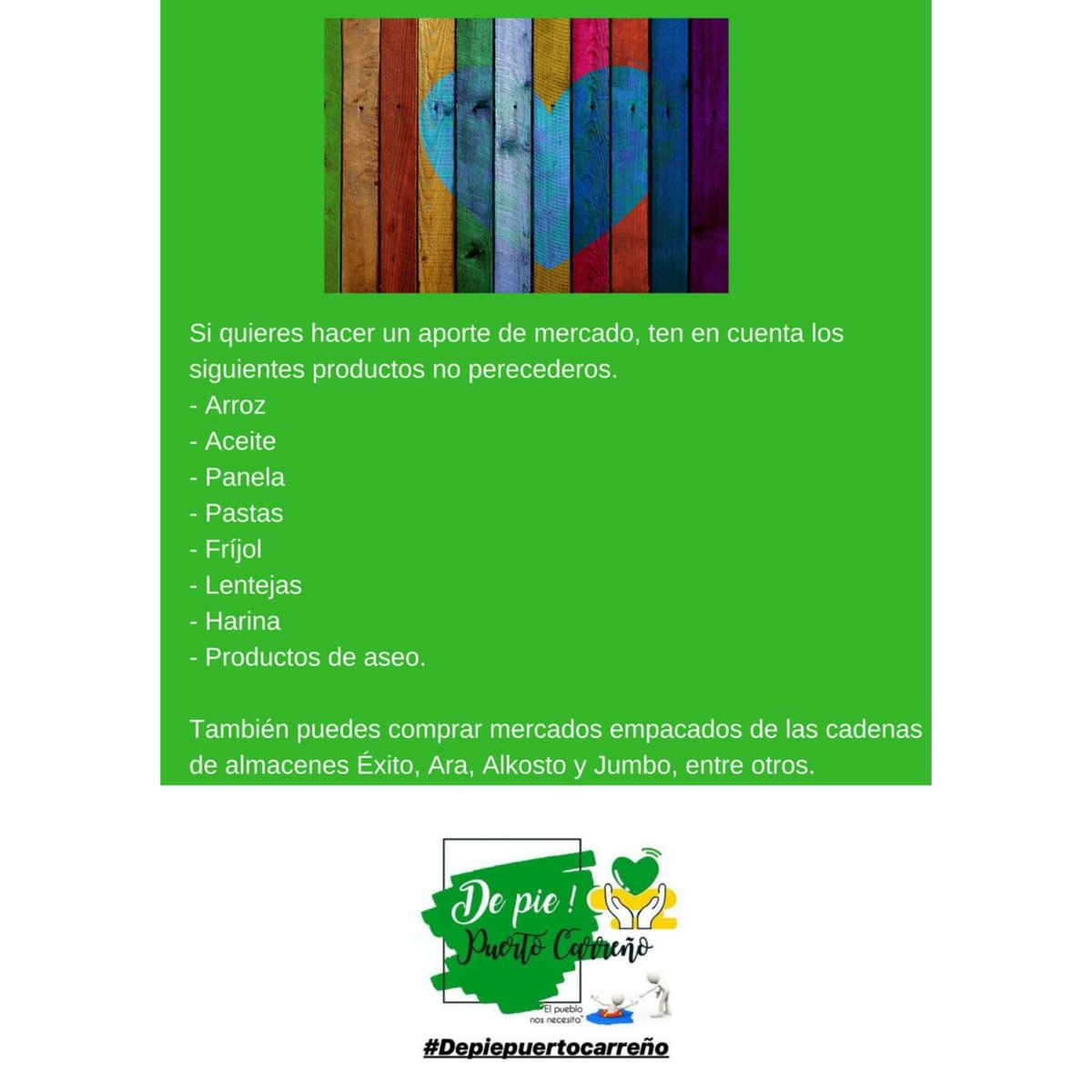 Participa en la jornada de donación este 18 de agosto a 11:11 Bar ubicado en la calle 84bis#13-46 Bogotá de 12pm a 5 pm  Valor entrada: $10.000. ¡Ayudanos a ayudar! #depiepuertocarreño
Unidos por una causa <a href="/reynaldoarmasve/">Reynaldo Armas</a> y <a href="/MusicalissimoCo/">Musicalissimo</a>