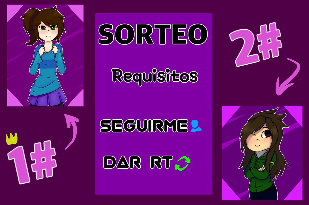 alenbunny on X: sorteo random Requisitos: Seguirme y darle rt a este tweet  Primer premio: dibujar a digital Segundo premio: dibujo chibi No hago: Rule  34 Furry o animales Copiar estilos El