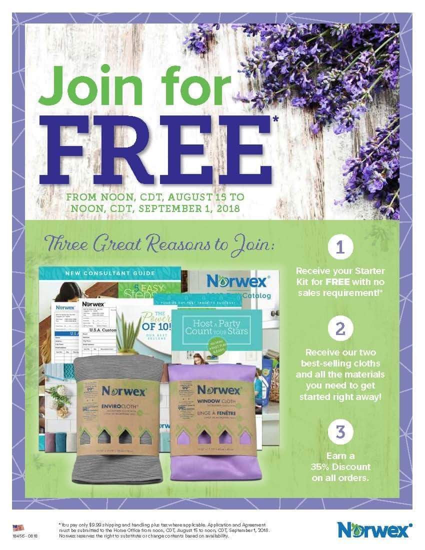 BeGreenEasy's tweet image. So proud of Norwex! Start a business for Free! What!

#norwexlove #norwexkathyhill