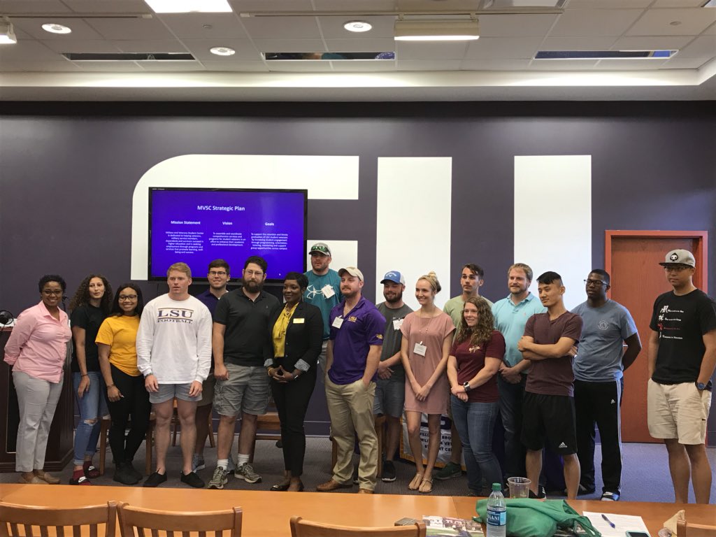 Lsu On Twitter The Veterans Orientation Is Happening Now